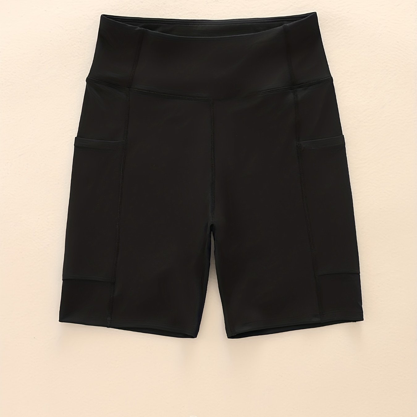 High Waist Butt Lifting Biker Shorts with Pocket for Women