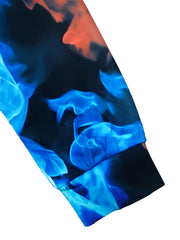 Girls Flame Graphic Hoodies Comfy & Casual Sports Gift