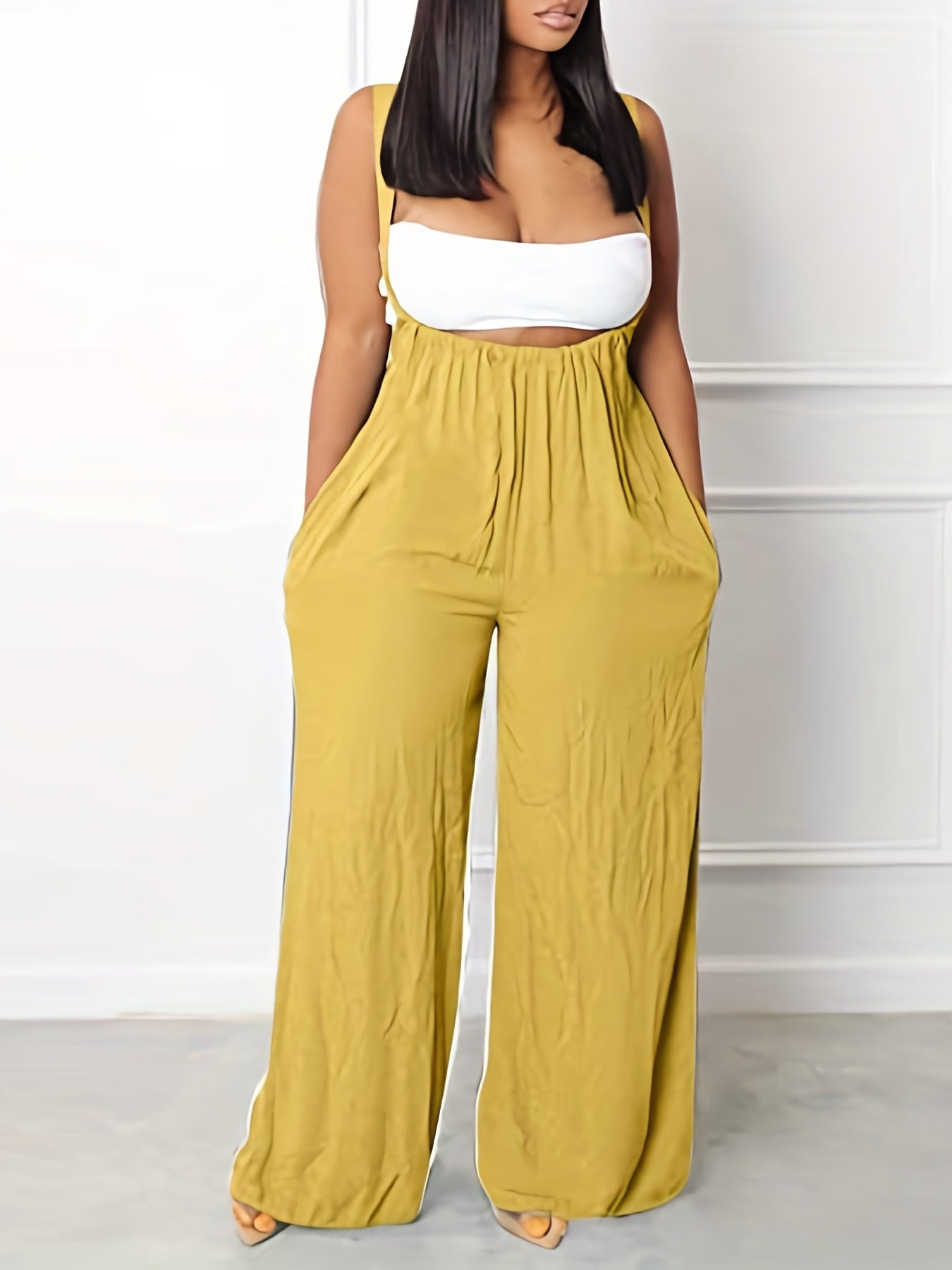 Sleeveless Wide Leg Jumpsuit for Spring & Summer
