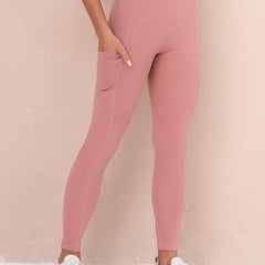 Pocket Skinny Leggings High Waist Lifting Leggings Women's Clothing