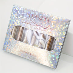 Pearly Eyeshadow Set & Lip Gloss Sparkling Cosmetics