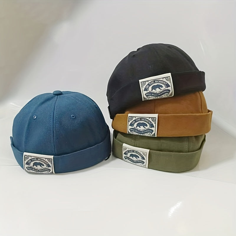 Melon Leather Hat Men's And Women's Hip hop Landlord Hat
