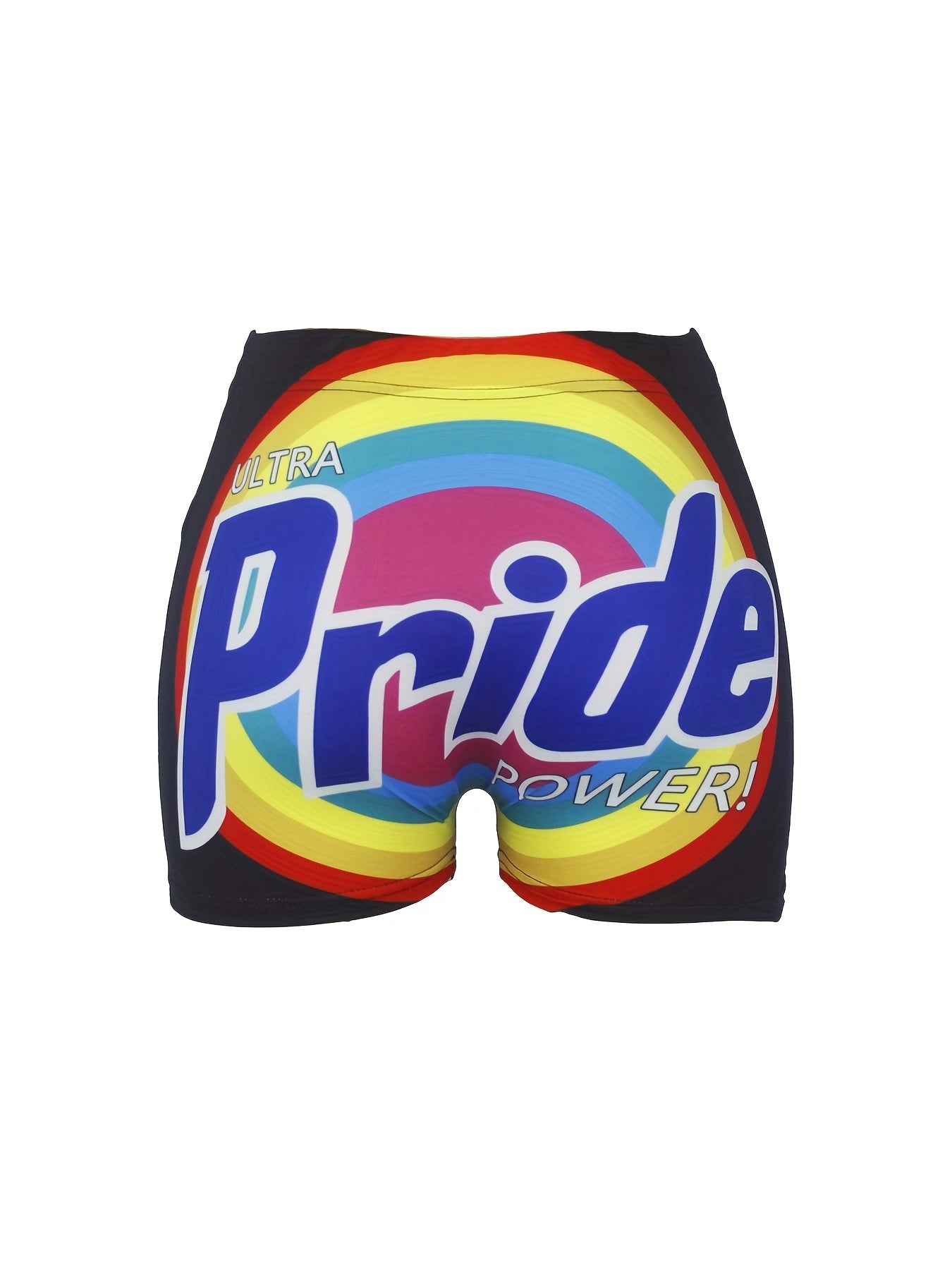 Pride Print Skinny Shorts for Women