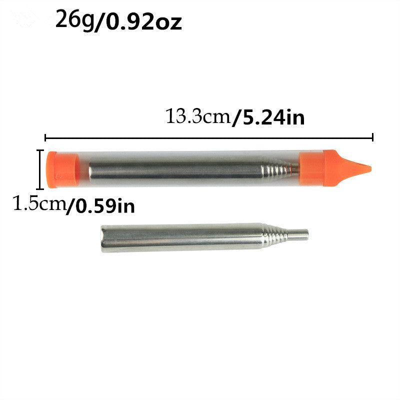 Collapsible Stainless Steel Blow Fire Tool for Outdoor Camping Hiking