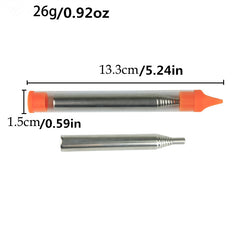 Collapsible Stainless Steel Blow Fire Tool for Outdoor Camping Hiking