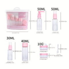 Travel Bottles Set Leak Proof Containers Toiletry for Shampoo Lotion Body Wash