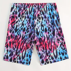 Men's Swim Boxers Leopard Print Quick Dry Swimsuit Shorts Pants