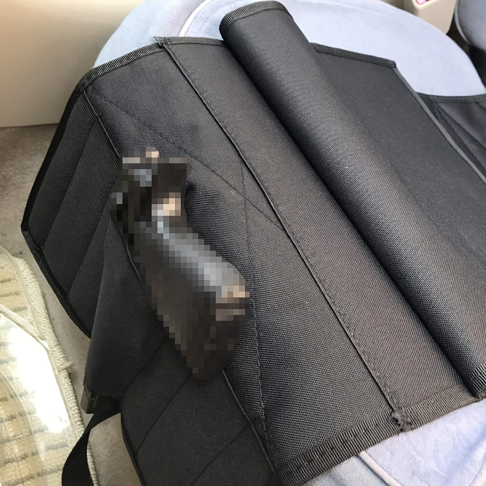 Car Hidden Tool Storage Bag Non Slip Seat Cushion Container