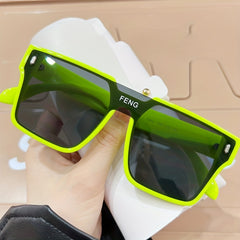 Oversized Square Sunglasses UV400 for Beach Party Club