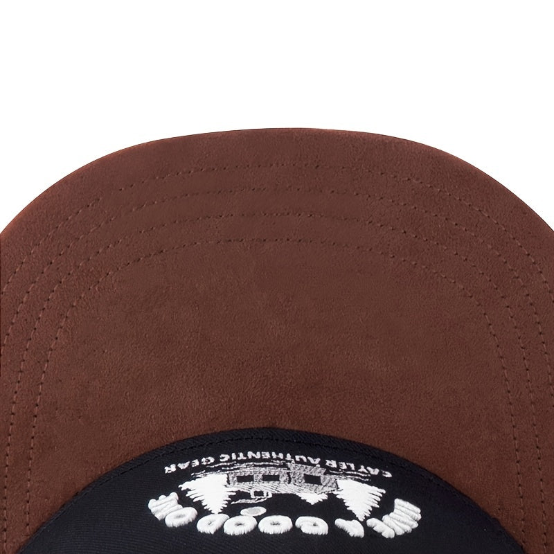 Suede Embroidered Letters Hip Hop Hat Men's Cap