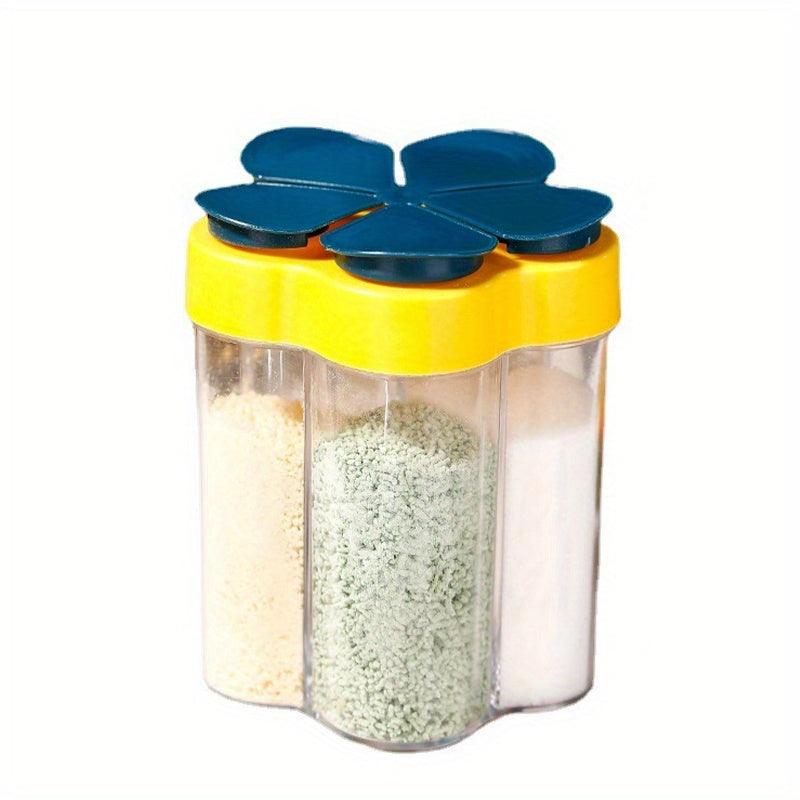 5 in 1 Kitchen Seasoning Shaker Portable Bottle with Lid