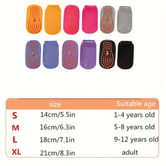 6 Pairs Non Slip Silicone Gripping Socks Low Cut Yoga Socks