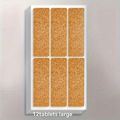 Waterproof Removable Cork Label Stickers Various Sizes Brown Name Label Sticker