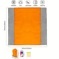 Waterproof Sandproof Mat 200x210cm Beach Mat For 5-8 Adults