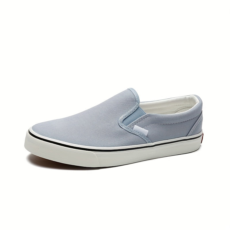 Men's Slip On Canvas Shoes Casual Outdoor Walking Shoes