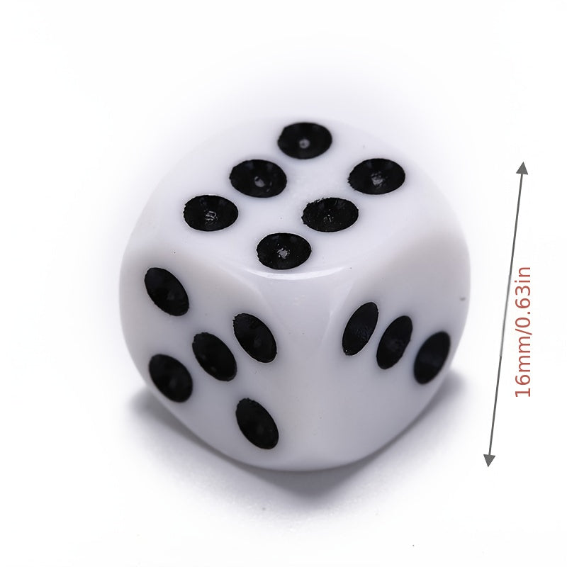 5pcs Round Corner Dice For Board Game Funny Dice Game