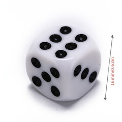 5pcs Round Corner Dice For Board Game Funny Dice Game