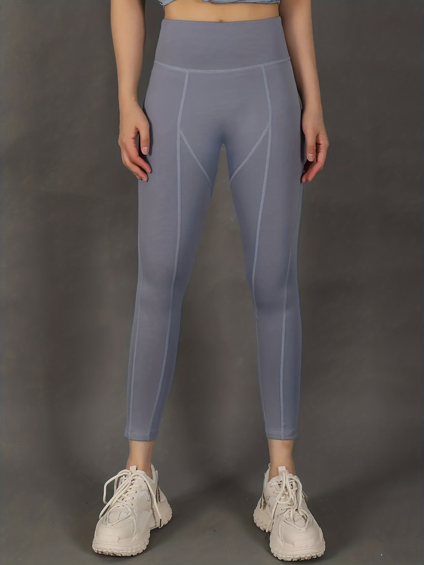 High Waist Skinny Long Pants Sports Fitness Yoga Running Trousers