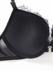 Lace Plunge Bra Push Up Women's Lingerie