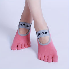 Women's Cross Strap Yoga Socks Non Slip Sports Socks