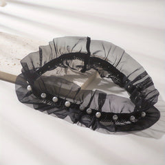 Pearl Lace Leg Band Elastic Leg Strap Bridal Wedding