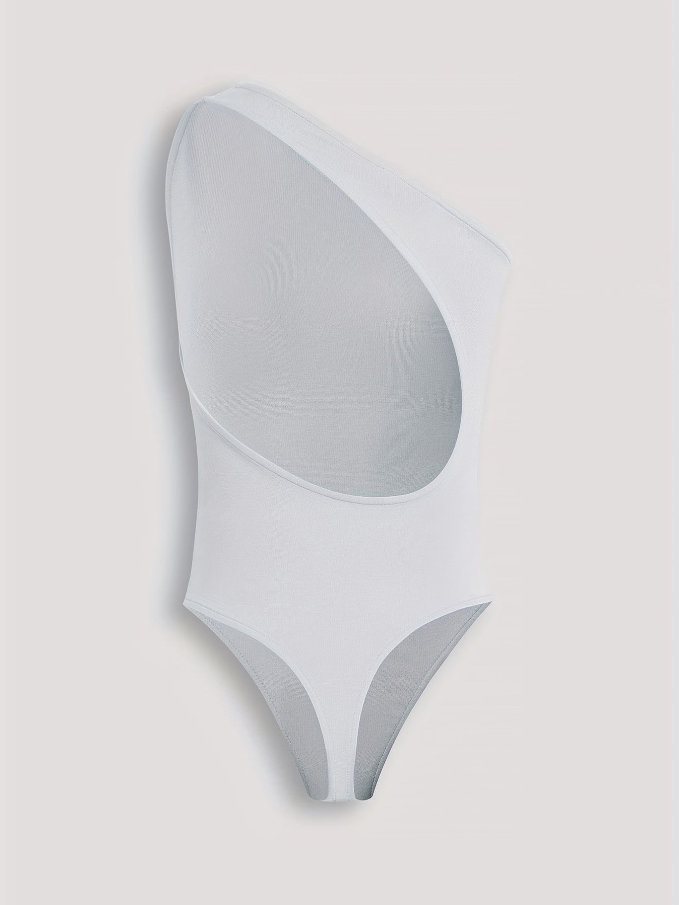 One Shoulder Sexy Bodysuit Summer Solid Backless Bodysuit