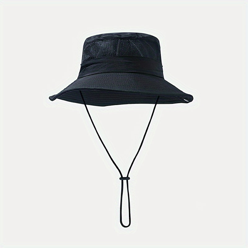 Men's Breathable Bucket Hat Wide Brim Sun Hat