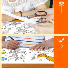 Graffiti Drawing Paper Roll Painting Canvas Non-dirty Wall Gift 118-472 inch