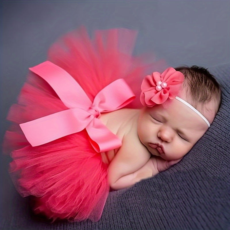 Baby Girl Newborn Photo Props Set