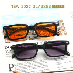 Rectangle Sunglasses Retro Candy UV400 Sun Shades Beach Travel