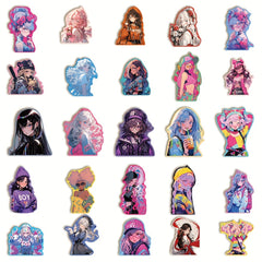 50pcs Sweet Series Graffiti Stickers Waterproof DIY Handbook Stickers