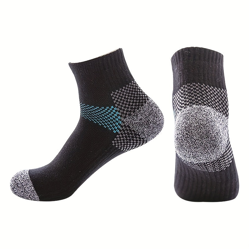 8 Pairs Low Cut Compression Socks for Men & Women 15-20 MmHg