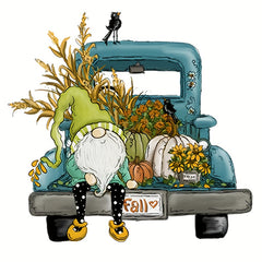 Fall Car Heat Transfer Vinyl Iron On For T Shirts Pumpkin HTV Decals