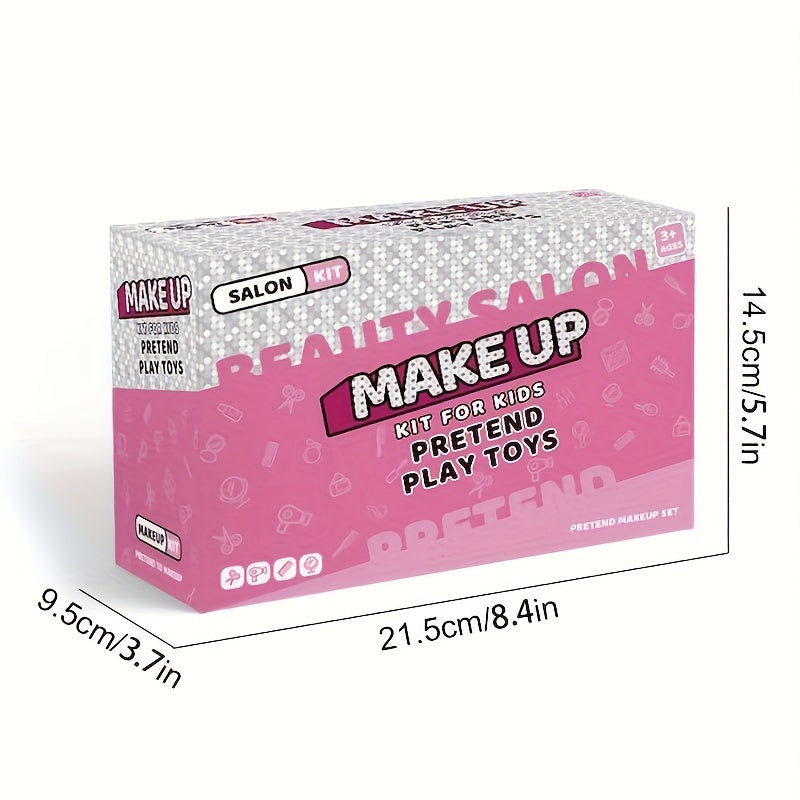 Girls Beauty Salon Set Hair Cutting Kit Pretend Play Hairdresser Toy