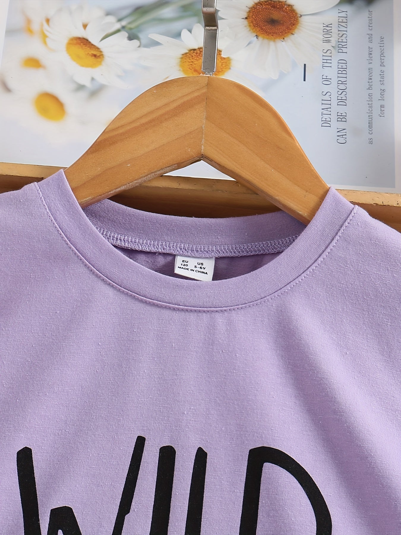 2pc Toddler Girls WILD LIKE MY CURLS T Shirt & Track Shorts Set