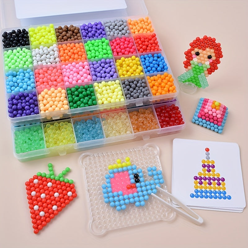 Water Mist Magic Beads Educational Toys DIY Puzzle