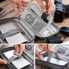 Zipper Data Cable Bag Travel Organzier Lightweight Container