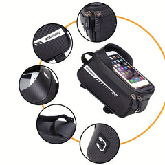 Bike Phone Bag Waterproof Front Beam Pouch