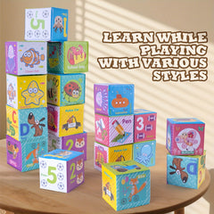 Baby Soft Building Blocks Sensory Experience Lightweight Stacking Fun