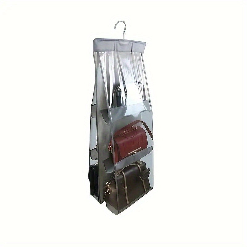 6 8 Grid Bag Storage Hanging Bag Wardrobe Dormitory Hanging Household Rack