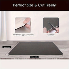Office Chair Mat for Hardwood & Tile Floor 55x63