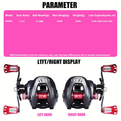 Saltwater Casting Waterproof Aluminum Fishing Reel