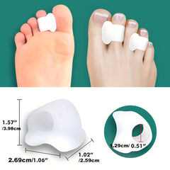 Gel Toe Separator Pinky Toe Spacers - Prevent Overlapping Toes