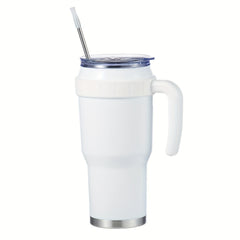 40oz Insulation Cup With Handle And Straw Lid Stainless Steel