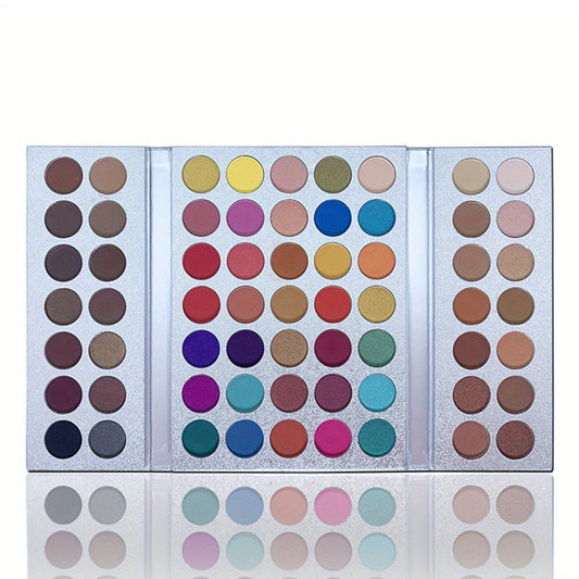 63 Colors Highlighter Eyeshadow Palette Multicolor Matte Sequins