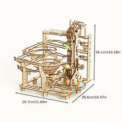 Time and Space Tunnel Rolling Ball 3D Stereo Wooden Puzzle Educational Toy