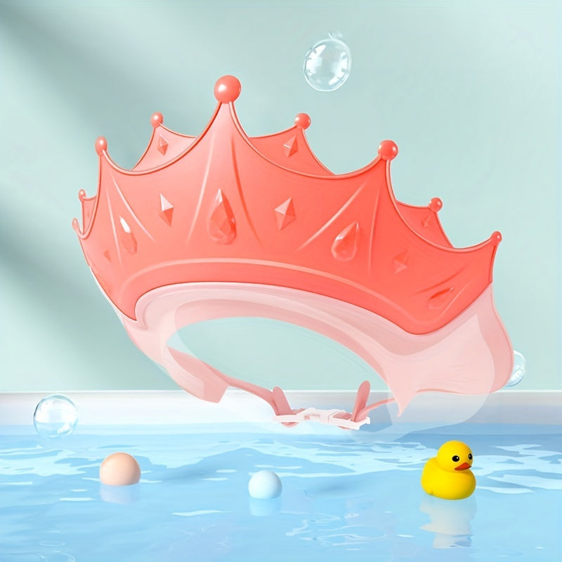 Baby Silicone Shampoo Cap Visor Adjustable Waterproof Wash Hair Shield