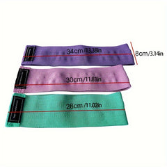 3pcs Non-Slip Yoga Resistance Band Elastic Stretching Rope