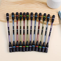 2pcs 4pcs 6pcs Rotating Pens Students' Spinning Gel Pens Office Supplies