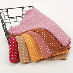 Polka Dot Thin Scarf Solid Shawl Women Hijab Casual Windproof Head Wrap